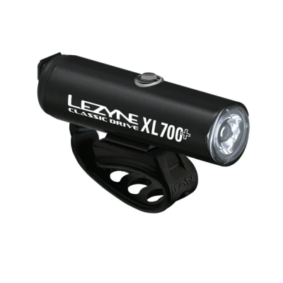 Εμπρόσθιο φως ποδηλάτου LEZYNE Classic Drive XL 700+ Black Front Bicycle Light
