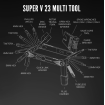 Πολυεργαλείο ποδηλάτου LEZYNE MULTI TOOLS - SUPER V 23 - BLACK thumb
