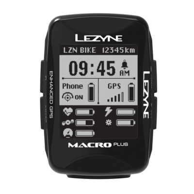 GPS Ποδηλάτου LEZYNE MACRO PLUS GPS BLACK