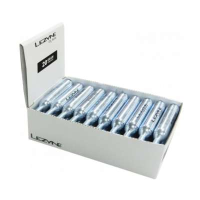 Αμπούλες CO2 LEZYNE 20G CO2 CARTRIDGE Silver Box 30pcs