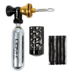 Τρόμπα αμπούλας LEZYNE TUBELESS CO2 BLASTER - BLACK INCL 2 X 20g CARTRIDGE
