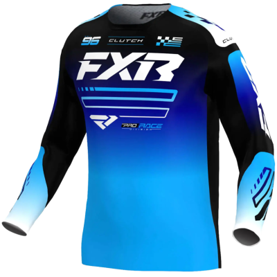 Παιδική μπλούζα motocross FXR CLUTCH MX26 BLUE/BLACK/WHITE