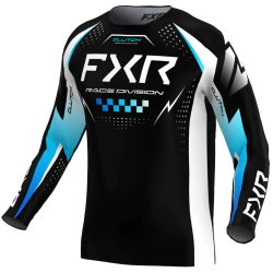 Μπλούζα motocross FXR CLUTCH PRO MX26 BLACK/BLUE/WHITE