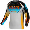 Παιδική μπλούζα motocross FXR CLUTCH MX26 GREY/SKY ORANGE
