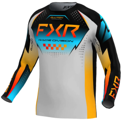 Παιδική μπλούζα motocross FXR CLUTCH MX26 GREY/SKY ORANGE Παιδική μπλούζα motocross FXR CLUTCH MX26 GREY/SKY ORANGE