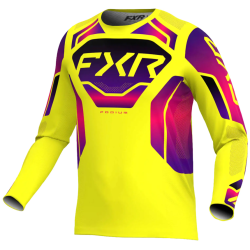 Μπλούζα motocross FXR PODIUM RELAY MX26 YELLOW/RAZZ BLACK