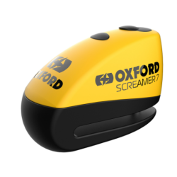 Κλειδαριά δισκόφρενου OXFORD Screamer 7 - Ø7 mm Yellow/Black