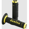 Χειρολαβές μοτοσυκλέτας DOMINO GRIPS DUALLY 1/2 WAF Black/Yellow