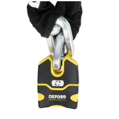 Αντικλεπτική αλυσίδα με κλειδαριά OXFORD Hardcore XC13 - 1.5M x 13mm