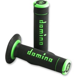 Χειρολαβές μοτοσυκλέτας DOMINO A190 Off-Road X-treme Black/Green Χειρολαβές μοτοσυκλέτας DOMINO A190 Off-Road X-treme Black/Green