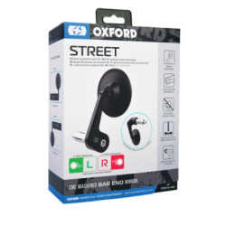 Αριστερός καθρέπτης OXFORD Street Bar End - Black 1τμχ