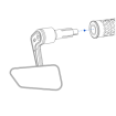Δεξιός καθρέφτης OXFORD Horizon Bar End - Black 1τμχ thumb
