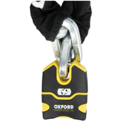 Αντικλεπτική αλυσίδα με κλειδαριά OXFORD Hardcore XC13 - 2M x 13mm