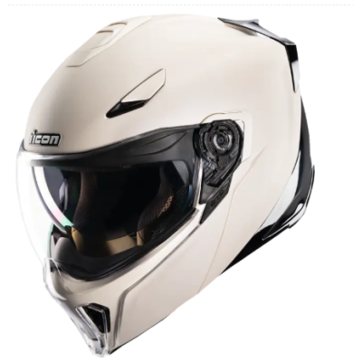 Κράνος μηχανής ICON Threshold™ Steady State Modular WHITE