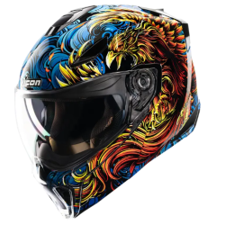 Κράνος μηχανής ICON Threshold™ Burn Birdie Burn Modular