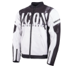 Μπουφάν μηχανής ICON Merc3™ ANOMALY WHITE