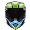 Κράνος motocross BELL Moto-Spherical - Grid White/Blue thumb