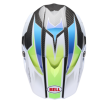 Κράνος motocross BELL Moto-Spherical - Grid White/Blue thumb