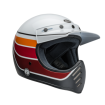 Κράνος μηχανής BELL Moto-3 - RSD Saddleback Satin/Gloss White/Black thumb