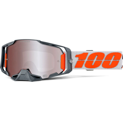 Μάσκα motocross 100% ARMEGA  HIPER SILVER/MIRROR SILVER