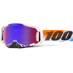 Μάσκα motocross 100% ARMEGA HIPER UNITED RED/BLUE MIRROR