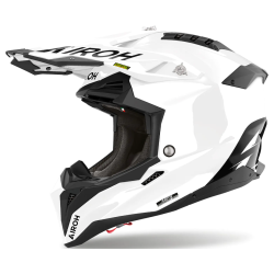 Κράνος μηχανής AIROH AVIATOR 3 WHITE GLOSS