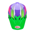 Κράνος motocross BELL MX-9 Mips - Jackal Gloss Hi-Viz Green Purple thumb