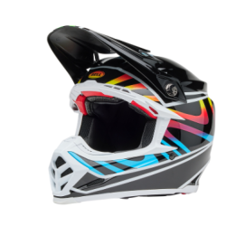 Κράνος motocross BELL Moto-9S Flex - Drift Gloss Black Multi