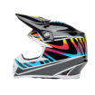 Κράνος motocross BELL Moto-9S Flex - Drift Gloss Black Multi thumb
