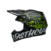 Κράνος motocross BELL Moto-9S Flex - Fasthouse MC Core Matte Black/Yellow