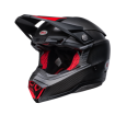 Κράνος motocross BELL Moto 10 Spherical - Satin/Gloss Black/Red thumb