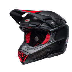 Κράνος motocross BELL Moto 10 Spherical - Satin/Gloss Black/Red
