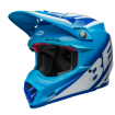 Κράνος motocross BELL Moto-9S Flex - Rail Gloss Blue/White thumb
