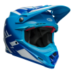 Κράνος motocross BELL Moto-9S Flex - Rail Gloss Blue/White thumb