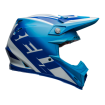 Κράνος motocross BELL Moto-9S Flex - Rail Gloss Blue/White thumb