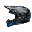 Κράνος motocross BELL Moto 10 Spherical - SWebb Marmont Gloss North Carolina Blue thumb