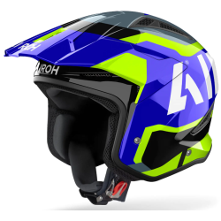 Κράνος μηχανής AIROH TRR II JUPITER BLUE/YELLOW GLOSS