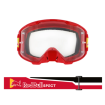 Μάσκα motocross Spect Red Bull STRIVE RED/CLEAR thumb