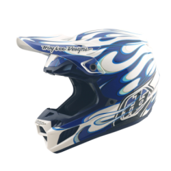 Κράνος motocross TROY LEE DESIGNS SE5 Composite Torched - Blue