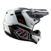Κράνος motocross TROY LEE DESIGNS GP Pro Mips - Trooper White/Black thumb