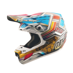 Κράνος motocross TROY LEE DESIGNS SE5 Carbon Lowrider - Grey/Multi