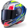 Κράνος ALPINESTARS S-R7 LUMEN Silver/Pink Fluo Yellow