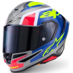 Κράνος ALPINESTARS S-R7 LUMEN Silver/Pink Fluo Yellow Κράνος ALPINESTARS S-R7 LUMEN Silver/Pink Fluo Yellow