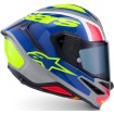Κράνος ALPINESTARS S-R7 LUMEN Silver/Pink Fluo Yellow thumb