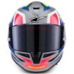 Κράνος ALPINESTARS S-R7 LUMEN Silver/Pink Fluo Yellow thumb