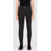 Γυναικείο μοτοσικλετιστικό τζιν Knox jeans Colton BLACK - short
