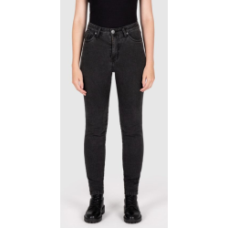 Γυναικείο μοτοσικλετιστικό τζιν Knox jeans Colton BLACK - short
