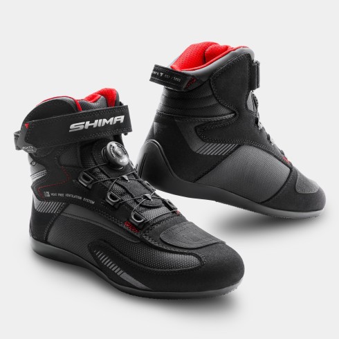 Γυναικεία Μοτοσικλετιστικά Μποτάκια SHIMA EXO BLACK