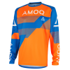 Μπλούζα Motocross AMOQ Ascent Strive V2 Jersey Orange-Blue