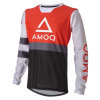 Μπλούζα Motocross AMOQ Airline Mesh Jersey Κόκκινο/Λευκό